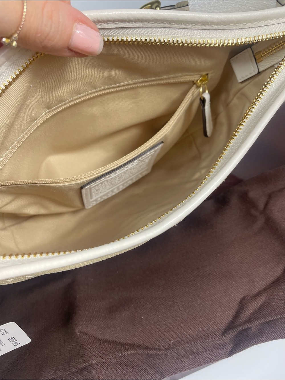 Coach Vintage Soho Angora Straw Hobo Bag NIB w/dustbag - Picture 11 of 13